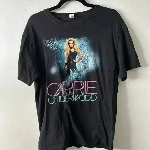 Vintage Tops - Carrie underwood y2K 2012 tour tee large
